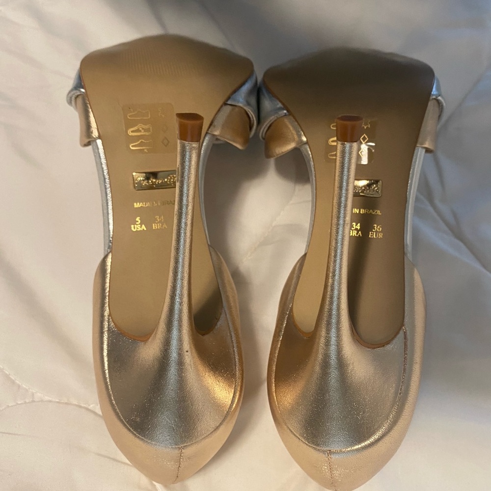 Shoes - silver and gold - Picture 5 of 5
